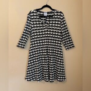 Chevron Geometric A Line Dress
